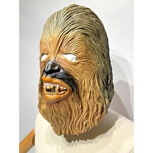 2010 Official Lucasfilm Star Wars Chewbacca Wookiee Latex Mask Halloween (A5)